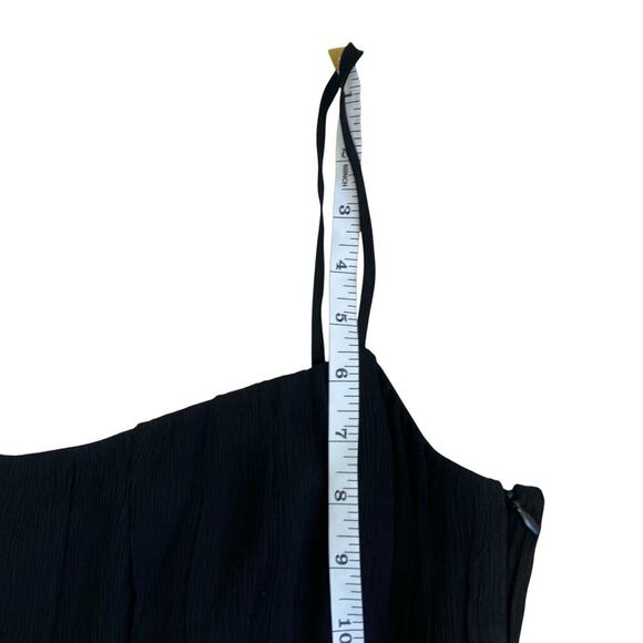 Ann Taylor 100% Silk Y2K Babydoll Prom Dress Midi Spaghetti Straps Beaded Flowy - Picture 16 of 16